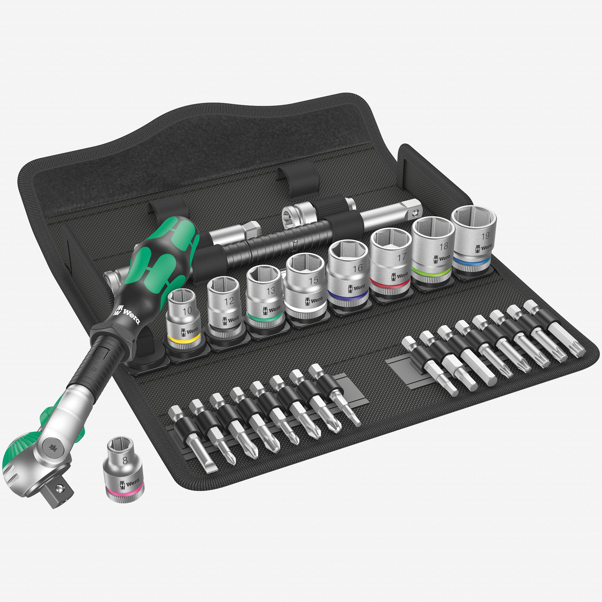 Wera 004046 Zyklop Speed Ratchet 3/8" Drive Metric Set