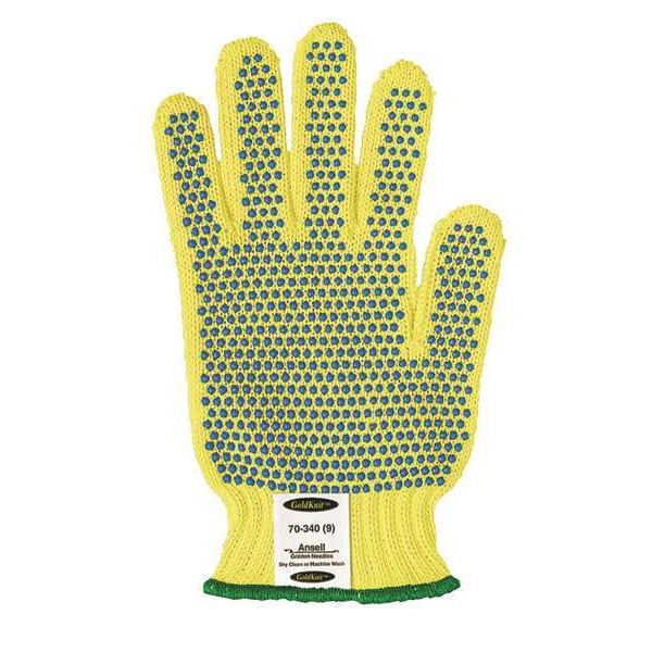 Guantes recubiertos Ansell, Nivel de corte 4, 7 ga, Azul, Amarillo, XL - 70-340