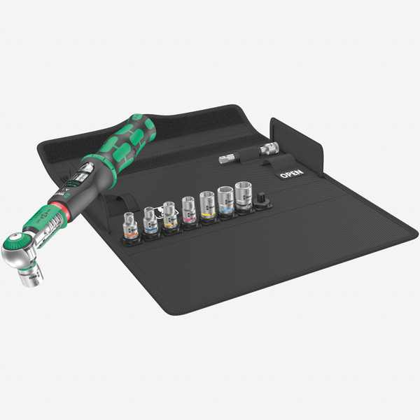 Wera 075830 Safe-Torque A 1 Set 1, 1/4" Square Drive, 2-12Nm, 10 Pieces