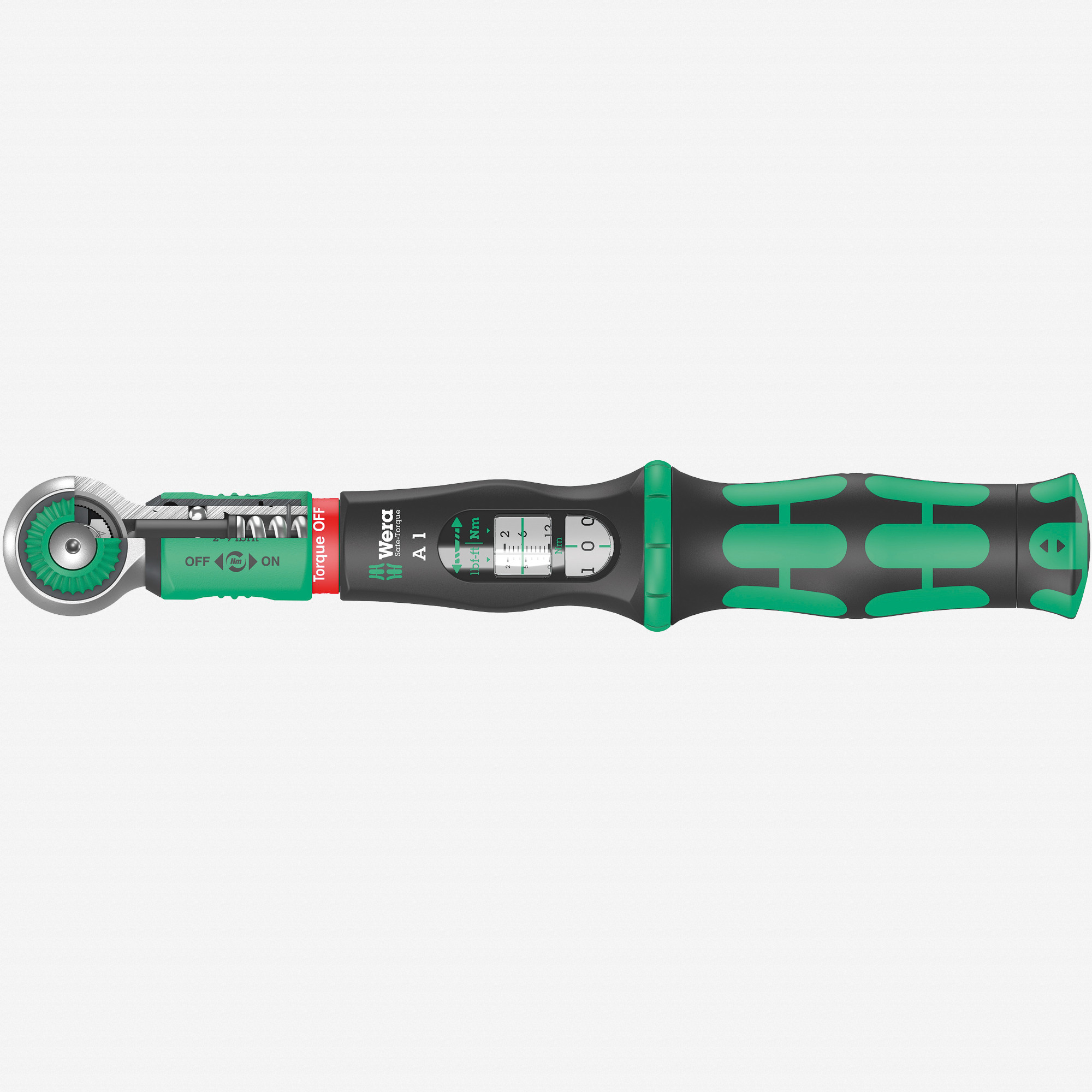Wera 075830 Safe-Torque A 1 Set 1, 1/4" Square Drive, 2-12Nm, 10 Pieces