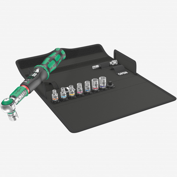 Wera 075831 Safe-Torque A 1 SAE Set 1, 1/4" Square Drive, 2-12Nm, 10 Pieces