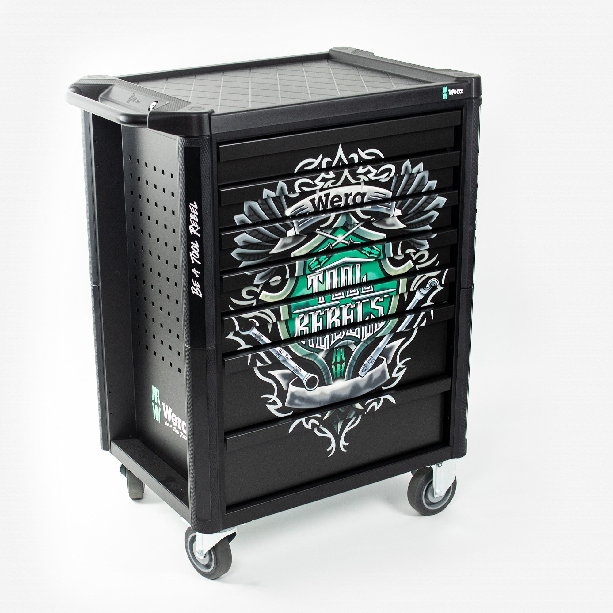 Wera 150130 Tool Rebel Trolley with Tool Assortment, 78 Pieces