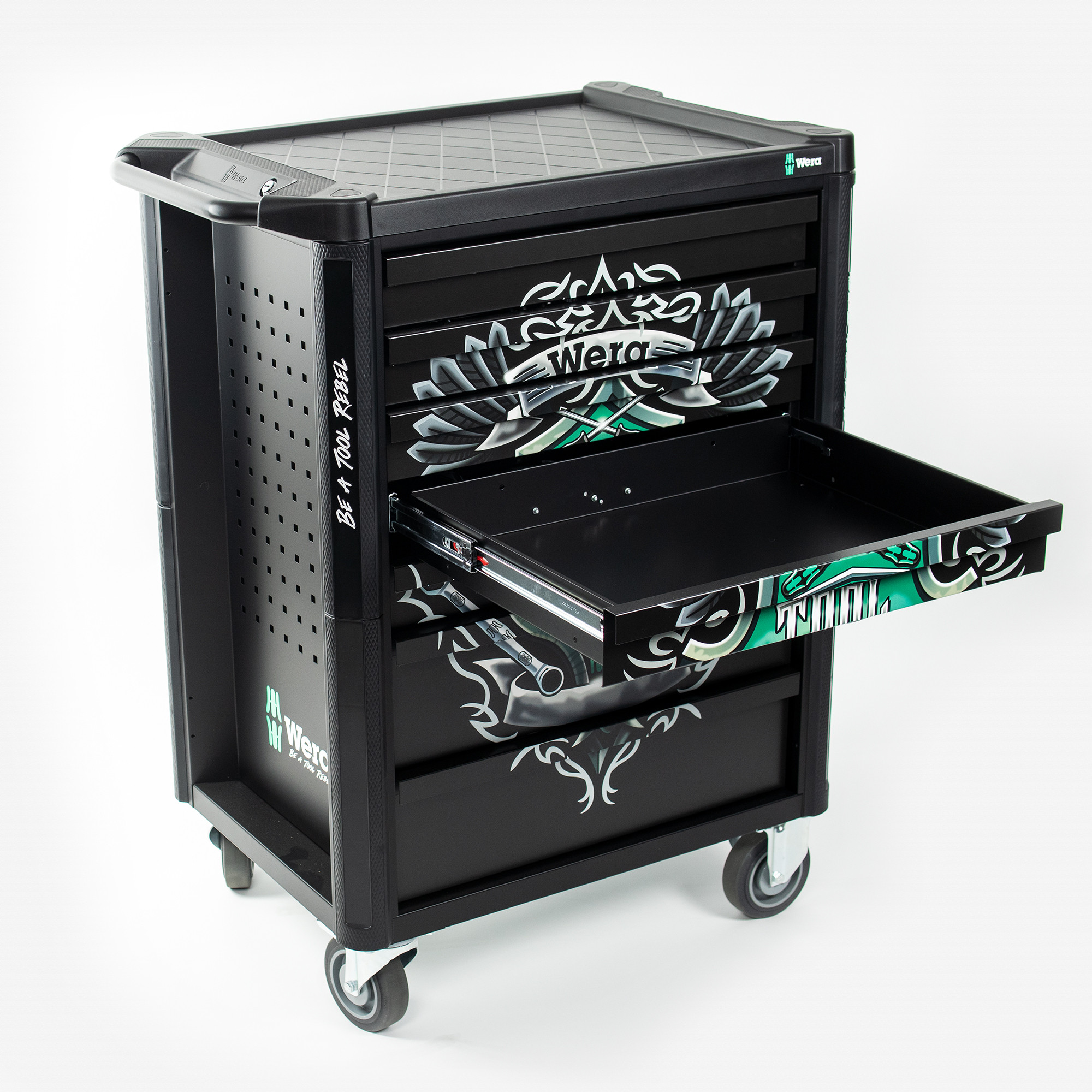 Wera 150130 Tool Rebel Trolley with Tool Assortment, 78 Pieces