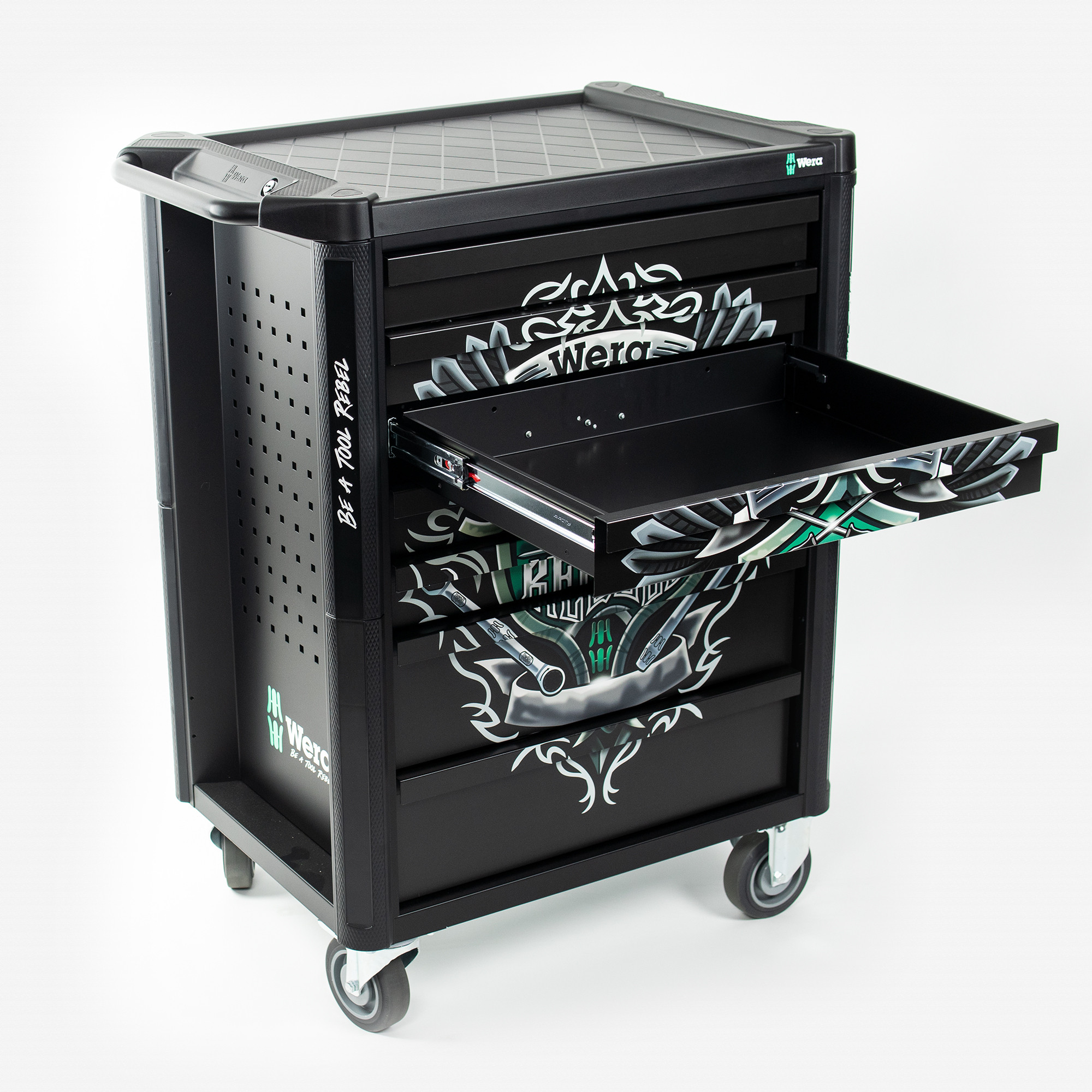 Wera 150130 Tool Rebel Trolley with Tool Assortment, 78 Pieces