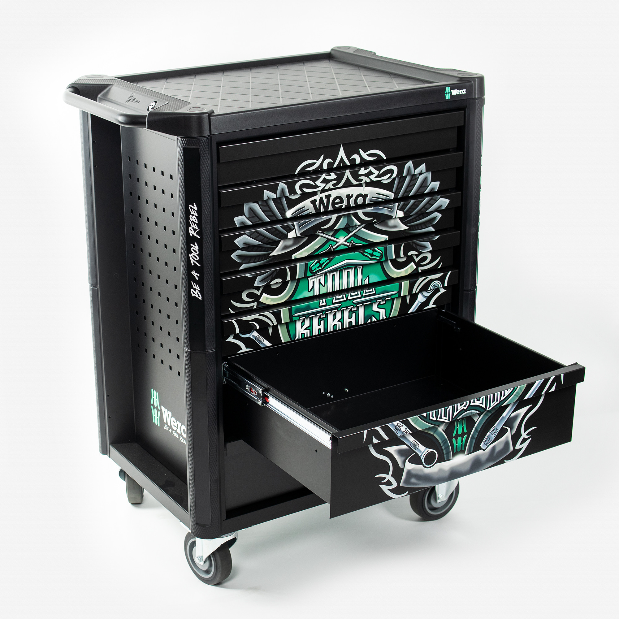 Wera 150130 Tool Rebel Trolley with Tool Assortment, 78 Pieces