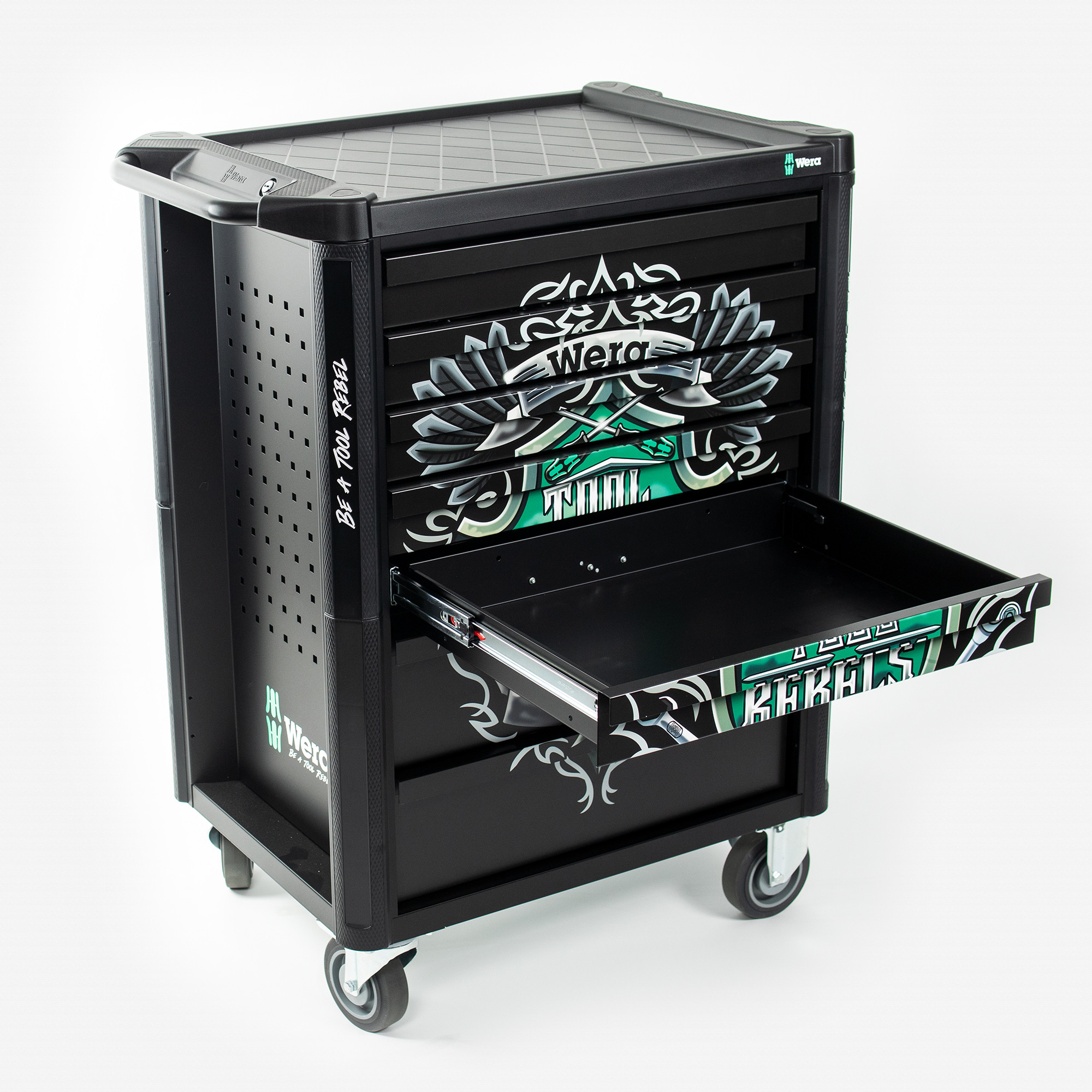 Wera 150130 Tool Rebel Trolley with Tool Assortment, 78 Pieces