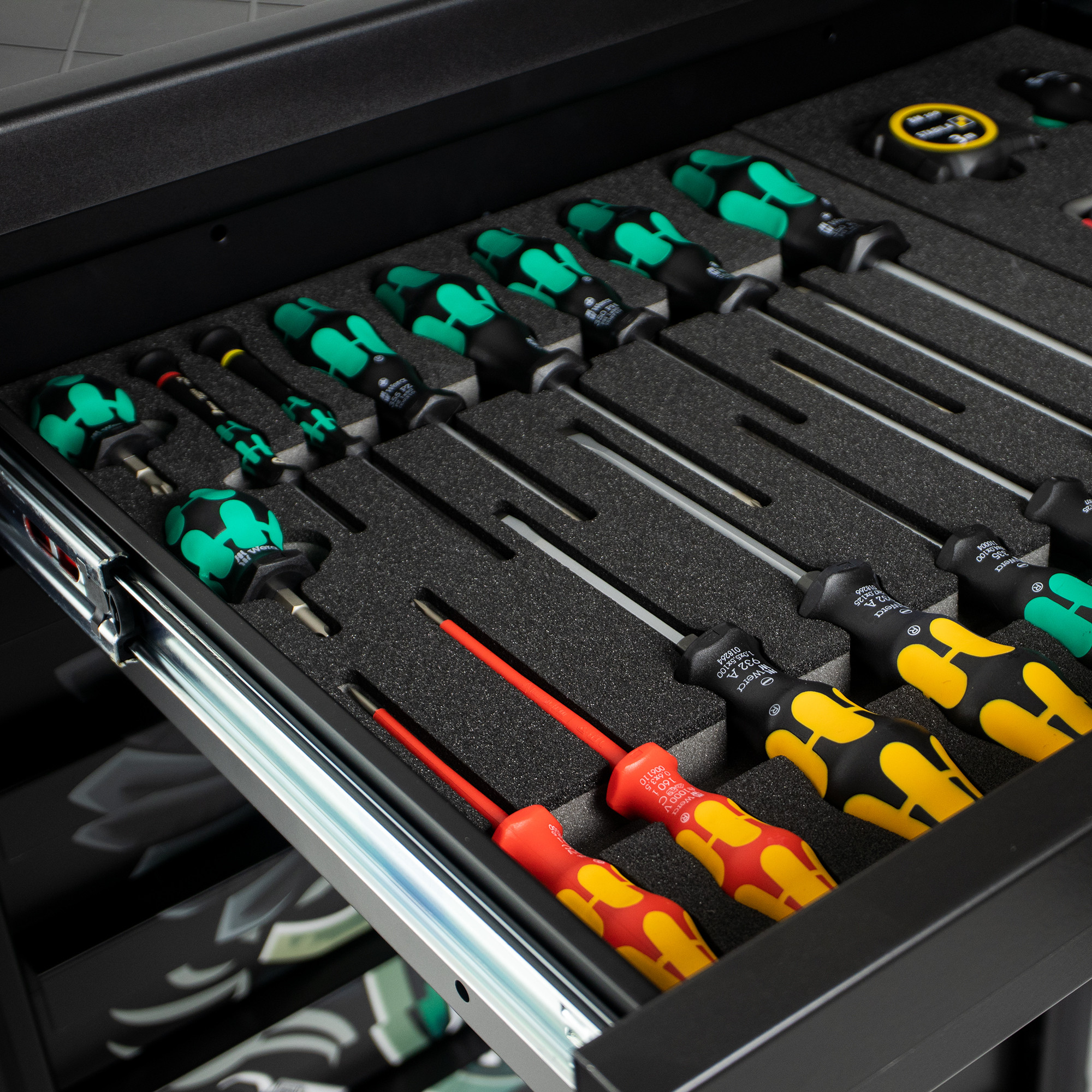 Wera 150130 Tool Rebel Trolley with Tool Assortment, 78 Pieces