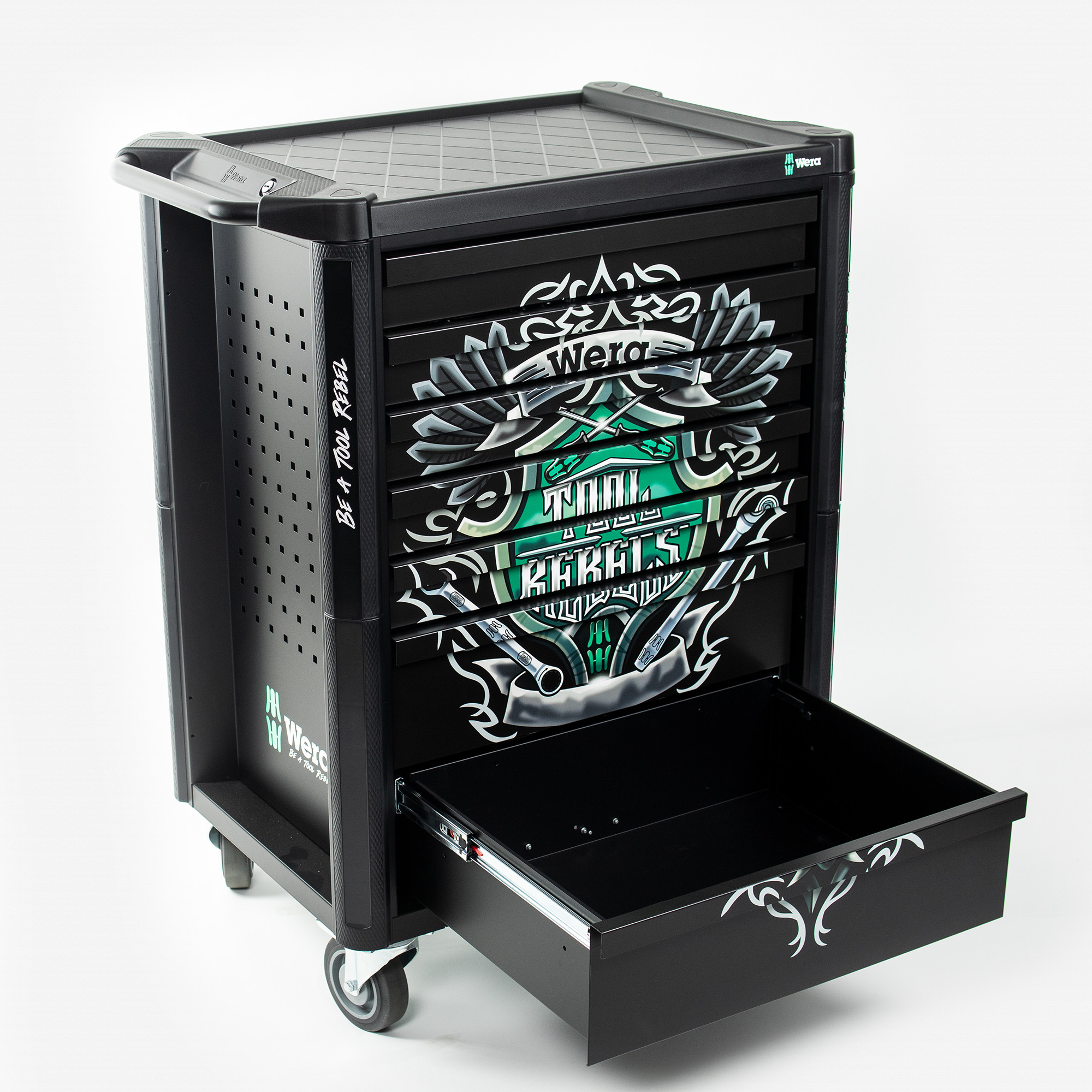 Wera 150130 Tool Rebel Trolley with Tool Assortment, 78 Pieces