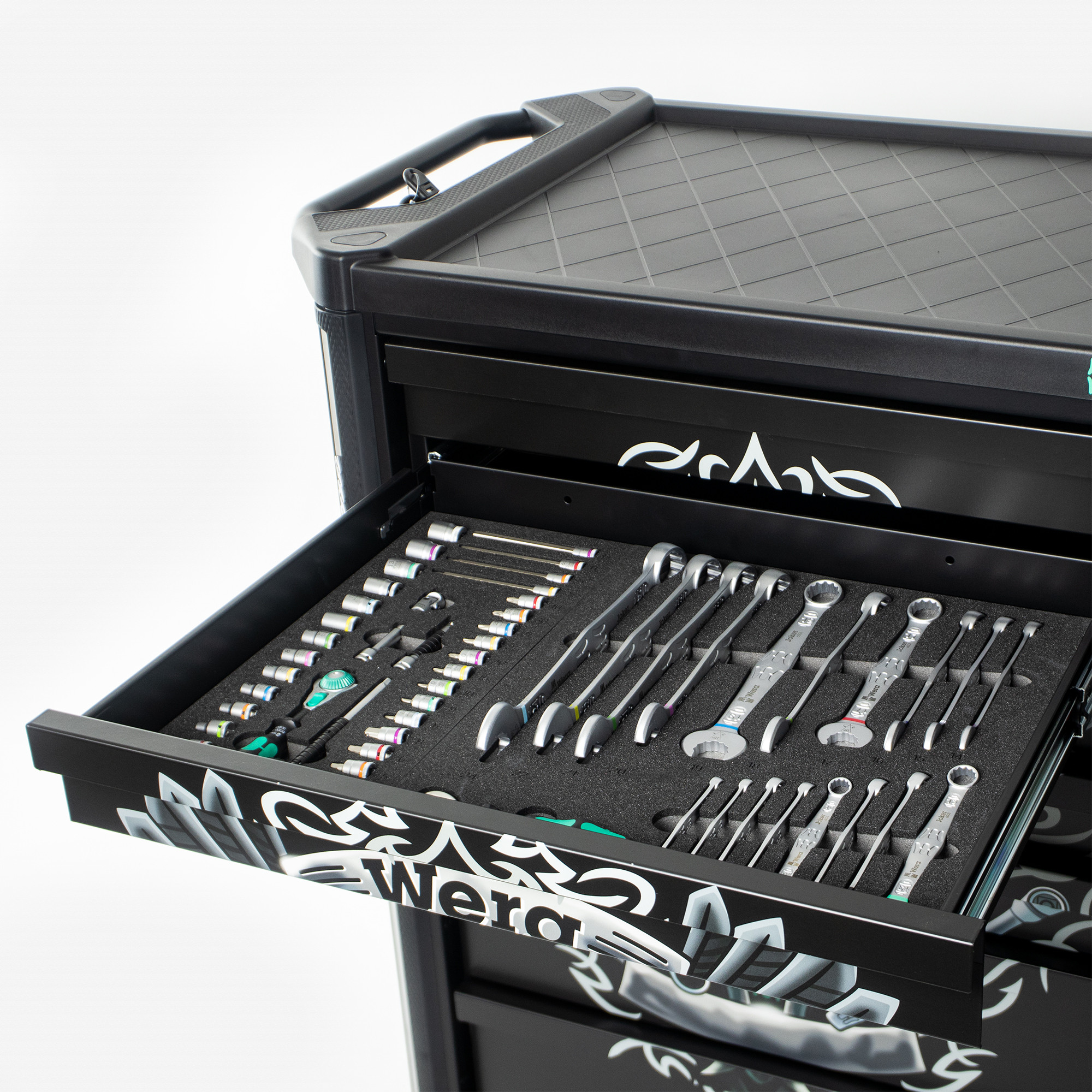 Wera 150130 Tool Rebel Trolley with Tool Assortment, 78 Pieces
