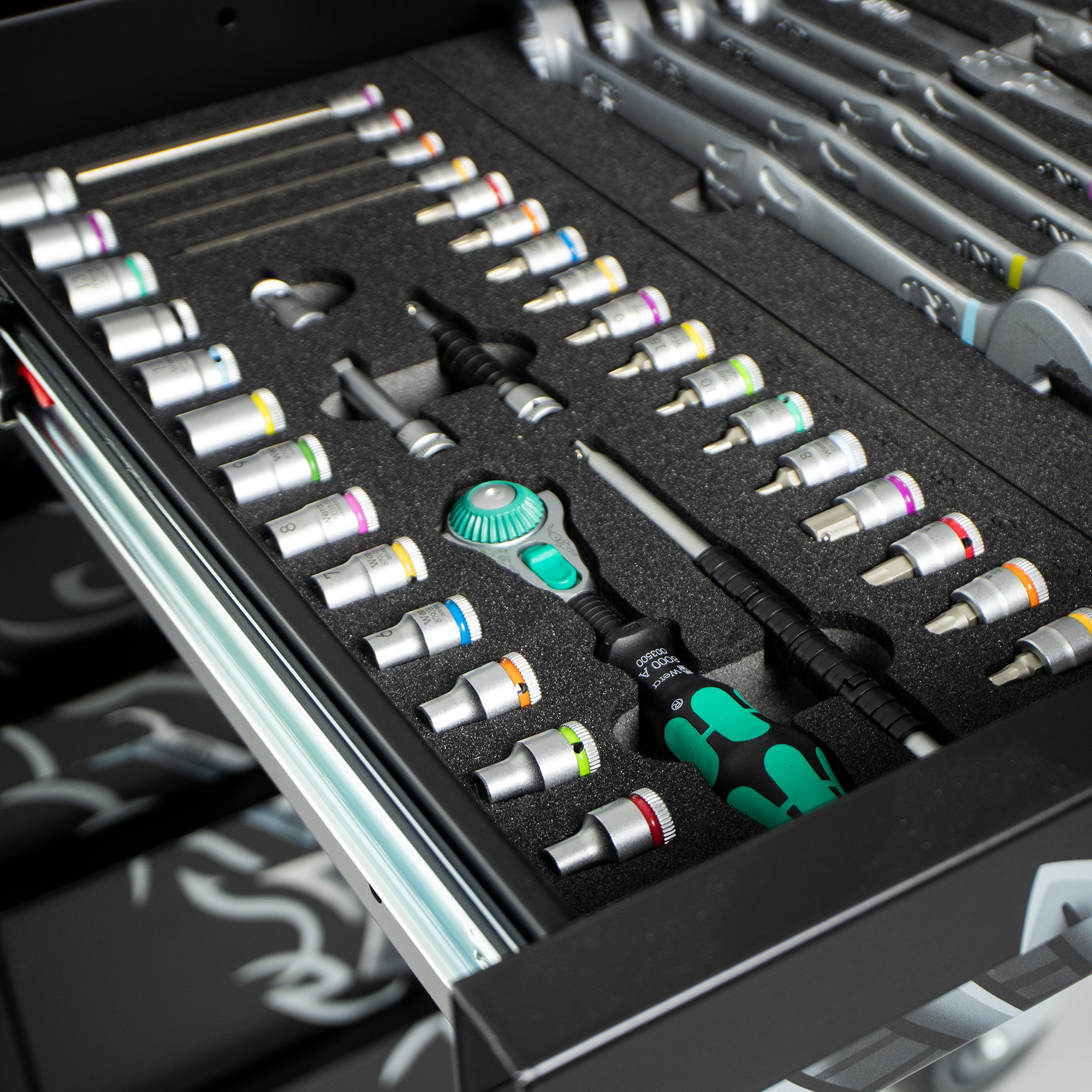 Wera 150130 Tool Rebel Trolley with Tool Assortment, 78 Pieces