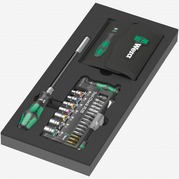 Wera 150150 Foam Insert Kraftform Kompakt and Tool-Check PLUS Set 1, 57 Pieces