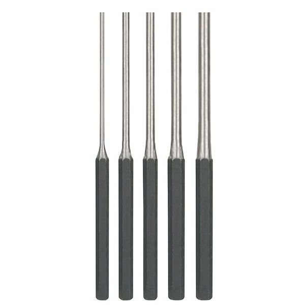 Westward Drive Pin Punch Set, 1/8 To 3/8 In, 5 Pcs - 2AJB1