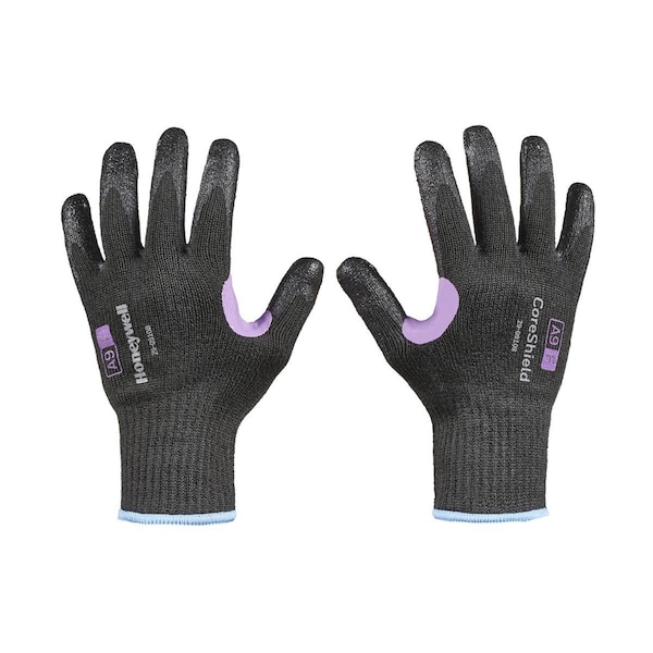 Guante Honeywell 582-29-0910B-8M 10 Gauge A9-F Nitrilo CoreShield; Negro; Mediano - Talla 8 - 582-29-0910B/8M