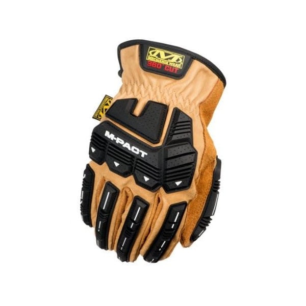 Mechanix Wear Ldmp-C75 Durahide M-Pact Driver F9-360 Gloves, Talla Mediana - 9DMP-C75-009