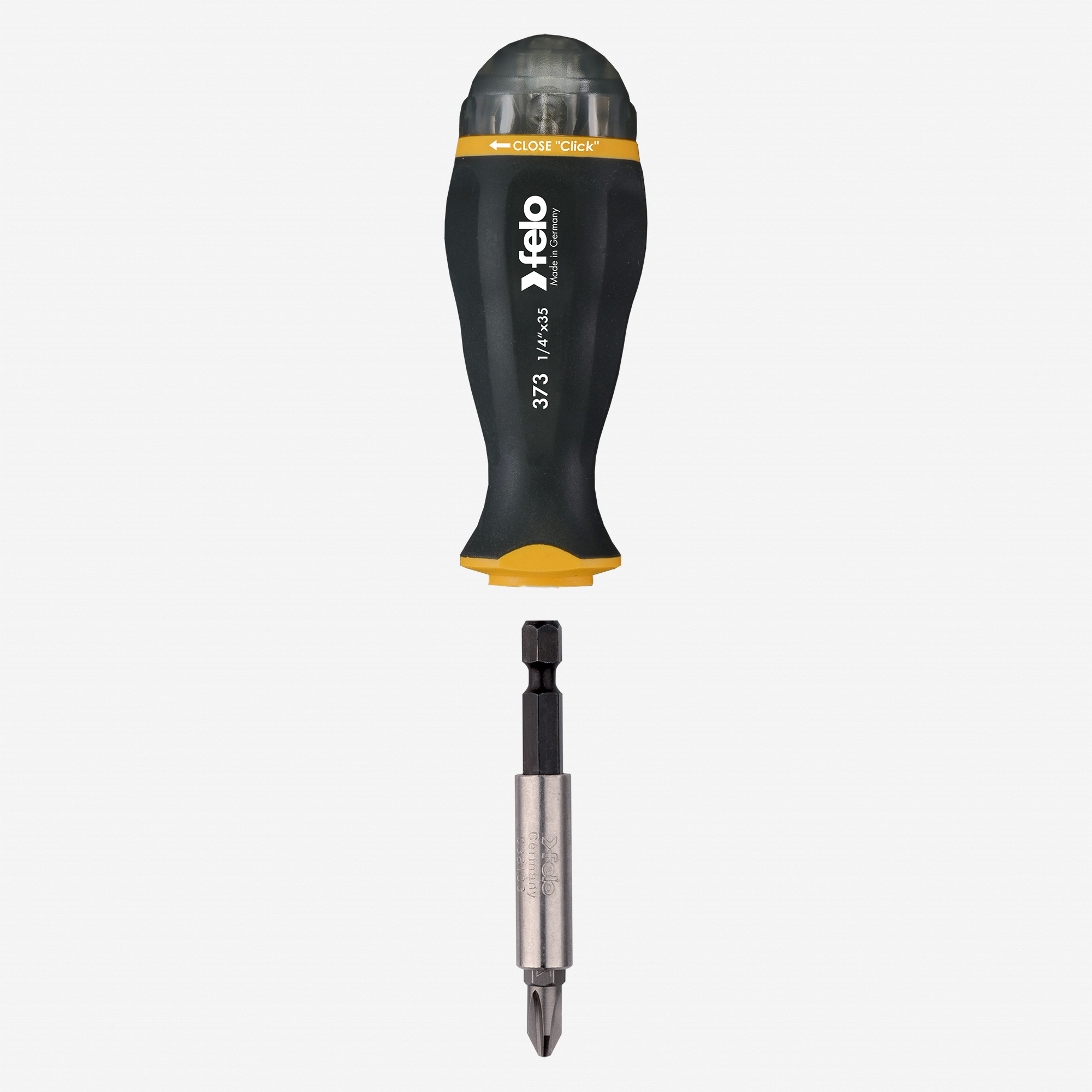 Felo Magazine Handle with Bitholder, SL/PZ/PH, 139 mm, 8 Pieces