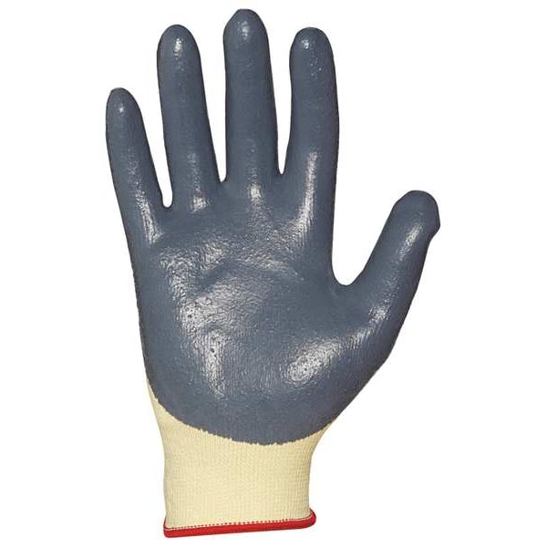 Guantes recubiertos Showa, nivel de corte 3, calibre 15, gris, amarillo, 7 - 4560-07.