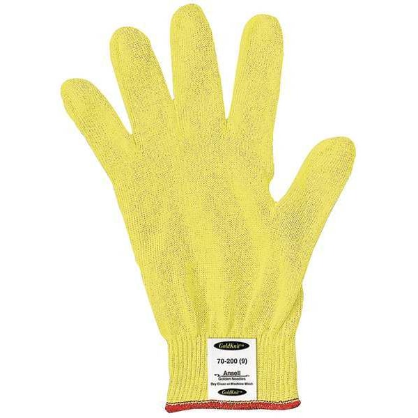 Guantes resistentes a cortes Ansell, Nivel de corte A2, 13 ga, amarillos, XL (10) - 70-200
