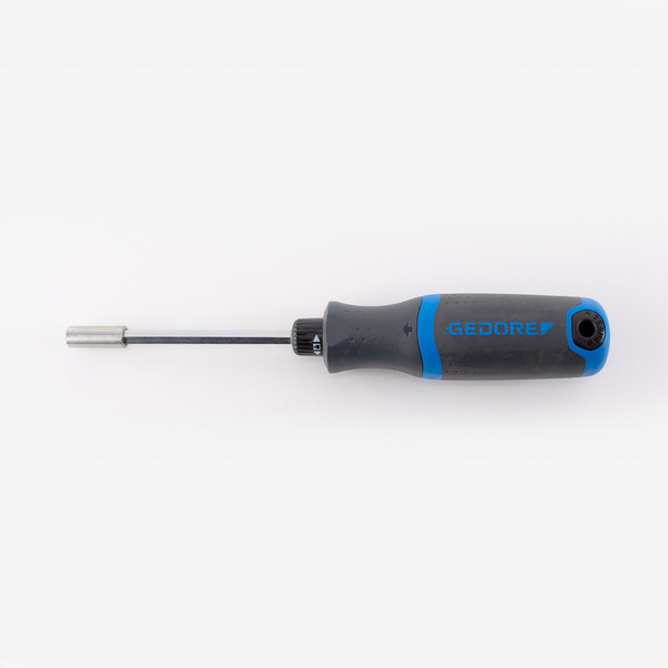 Gedore 2169 SilentGEAR Ratcheting Screwdriver with Magazine Handle, 1/4" Bit Holder
