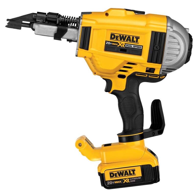 
Kit de clavadora de armazón sin cable sin escobillas DEWALT 20-Volt MAX XR de 30 grados de 2 velocidades con clavadora de brads de calibre 18 (herramienta solamente) - DCN692M1680B