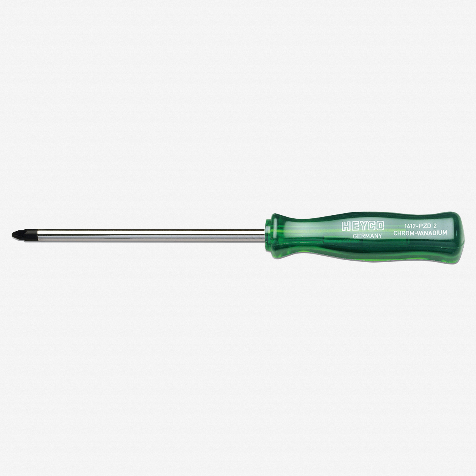 Heyco Pozidriv Screwdriver with Acetate Handle, #2