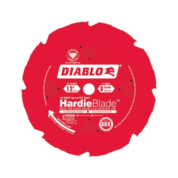 Diablo HARDIE BLD FC 12"" 8T - D1208DH