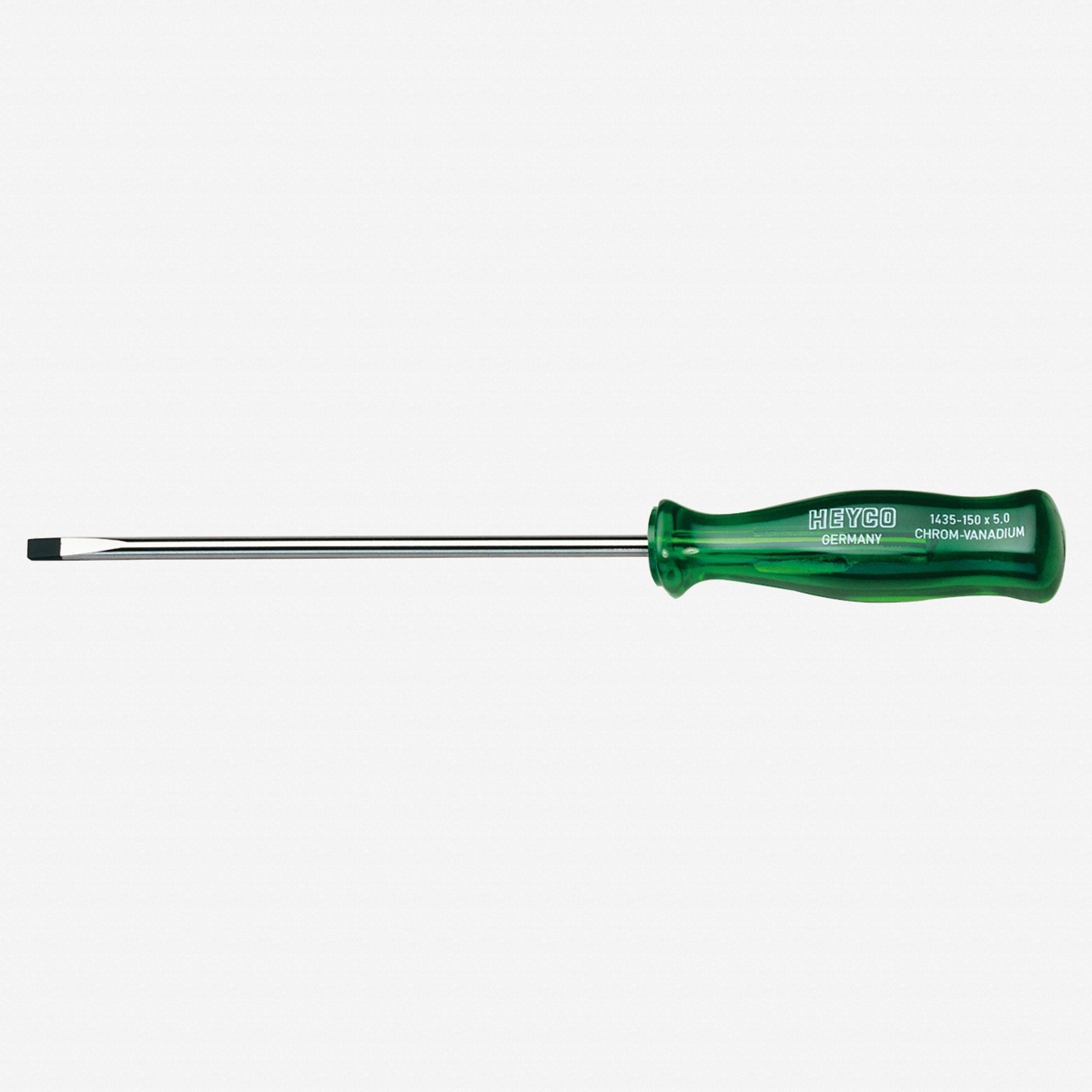 Heyco Slotted Screwdriver with Acetate Handle, 3.0 x 100mm