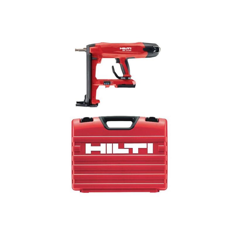 Clavadora inalámbrica de iones de litio Hilti 22-Volt NURON BX 3 con Bluetooth y guía de sujetadores (sólo herramienta y estuche) - 2253761.