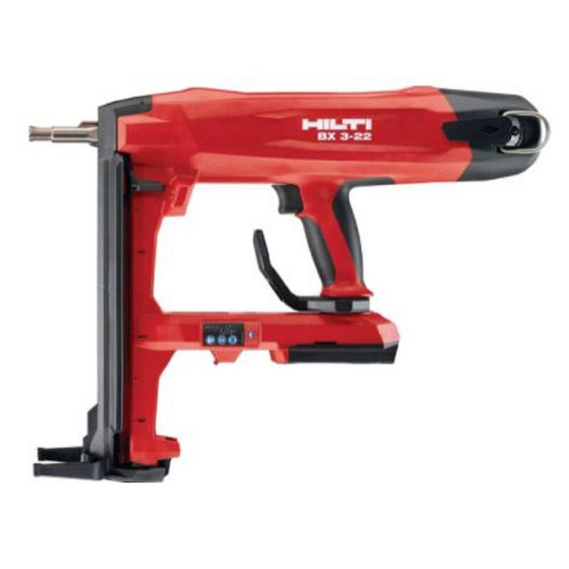 Clavadora inalámbrica de iones de litio Hilti 22-Volt NURON BX 3 con Bluetooth y guía de sujetadores (sólo herramienta y estuche) - 2253761.