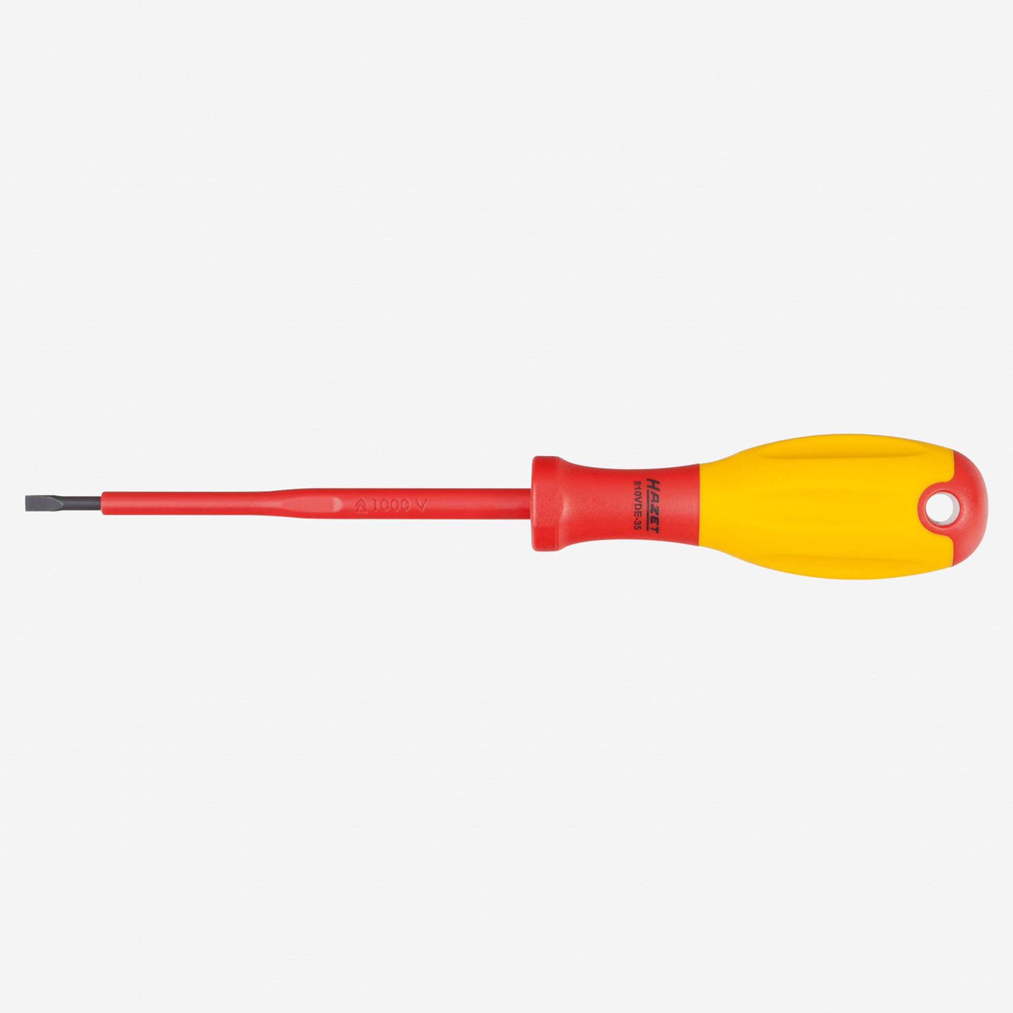 Hazet 810VDE-25 2.5 x 75mm Insulated Slotted Screwdriver
