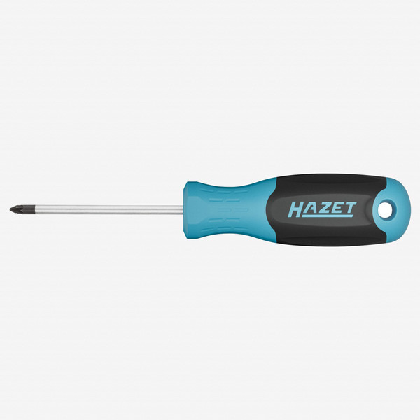 Hazet 811-PZ1 Pozidriv Screwdriver with 3K Handle, 80 mm