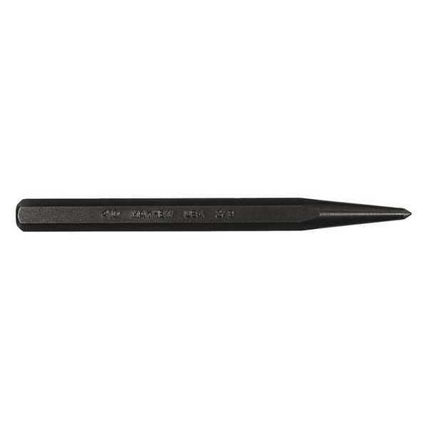 Mayhew Pro Center Punch, 5 in. L, Steel, Black Oxide - 24002