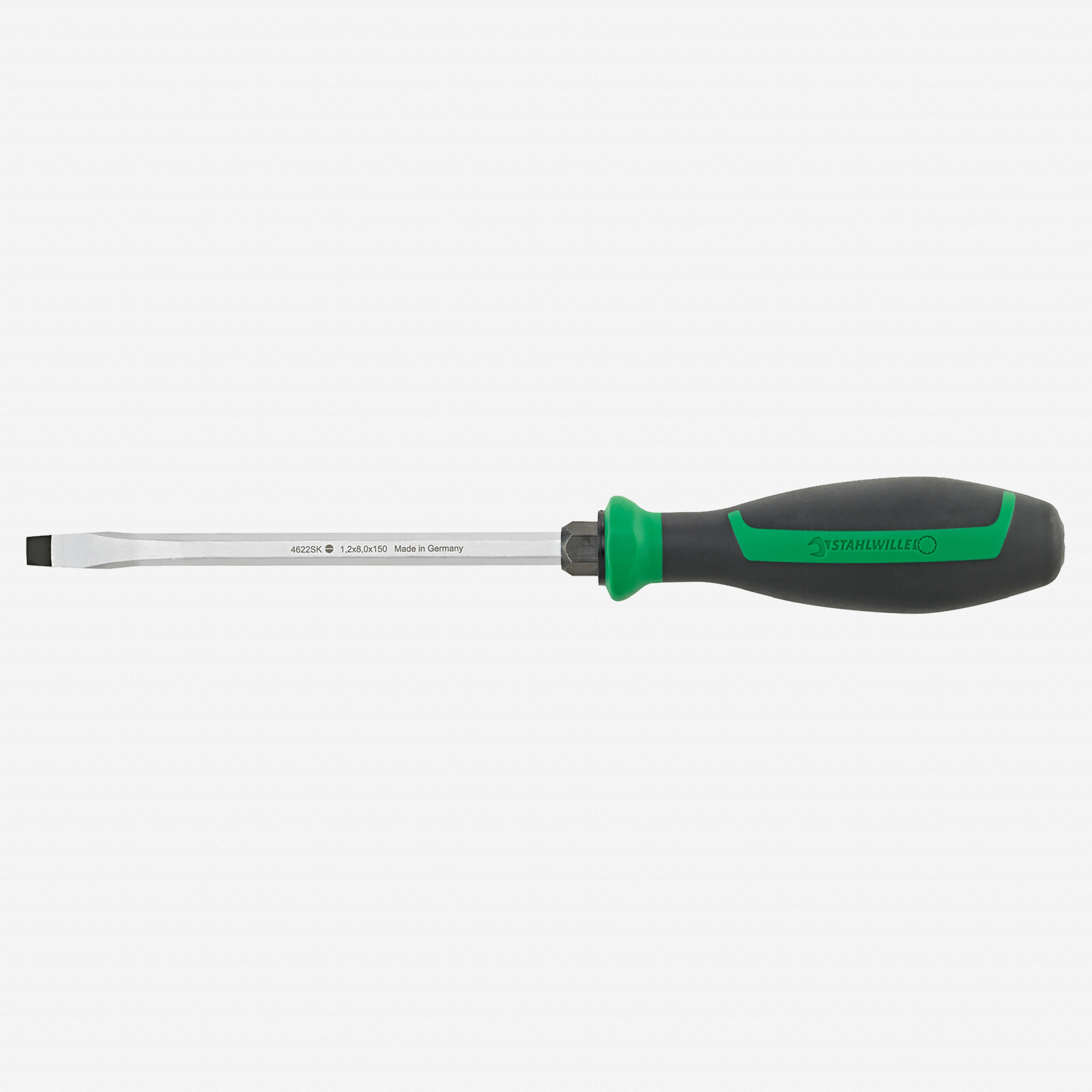 Stahlwille 4622SK Slotted Screwdriver DRALL+, 10 x 175mm with Striking Cap