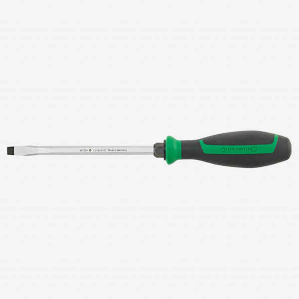 Stahlwille 4622SK Slotted Screwdriver DRALL+, 8 x 150mm with Striking Cap