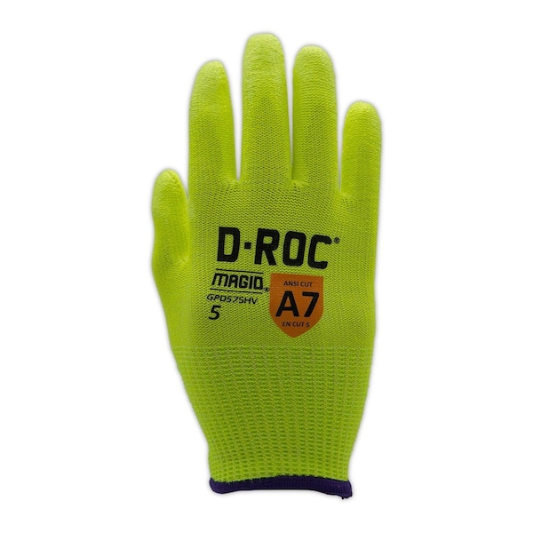 Guantes resistentes al corte Magid, amarillo de alta visibilidad, 5 - SWGPD575HV5