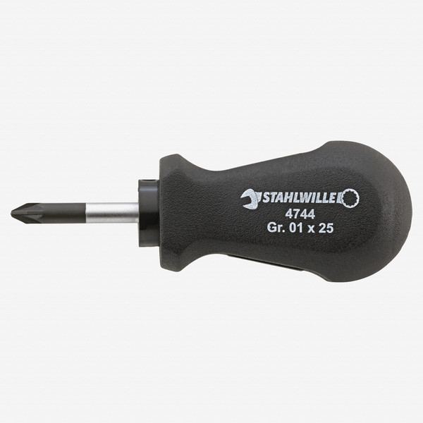 Stahlwille 4744 Pozidriv Stubby Screwdriver DRALL, #2