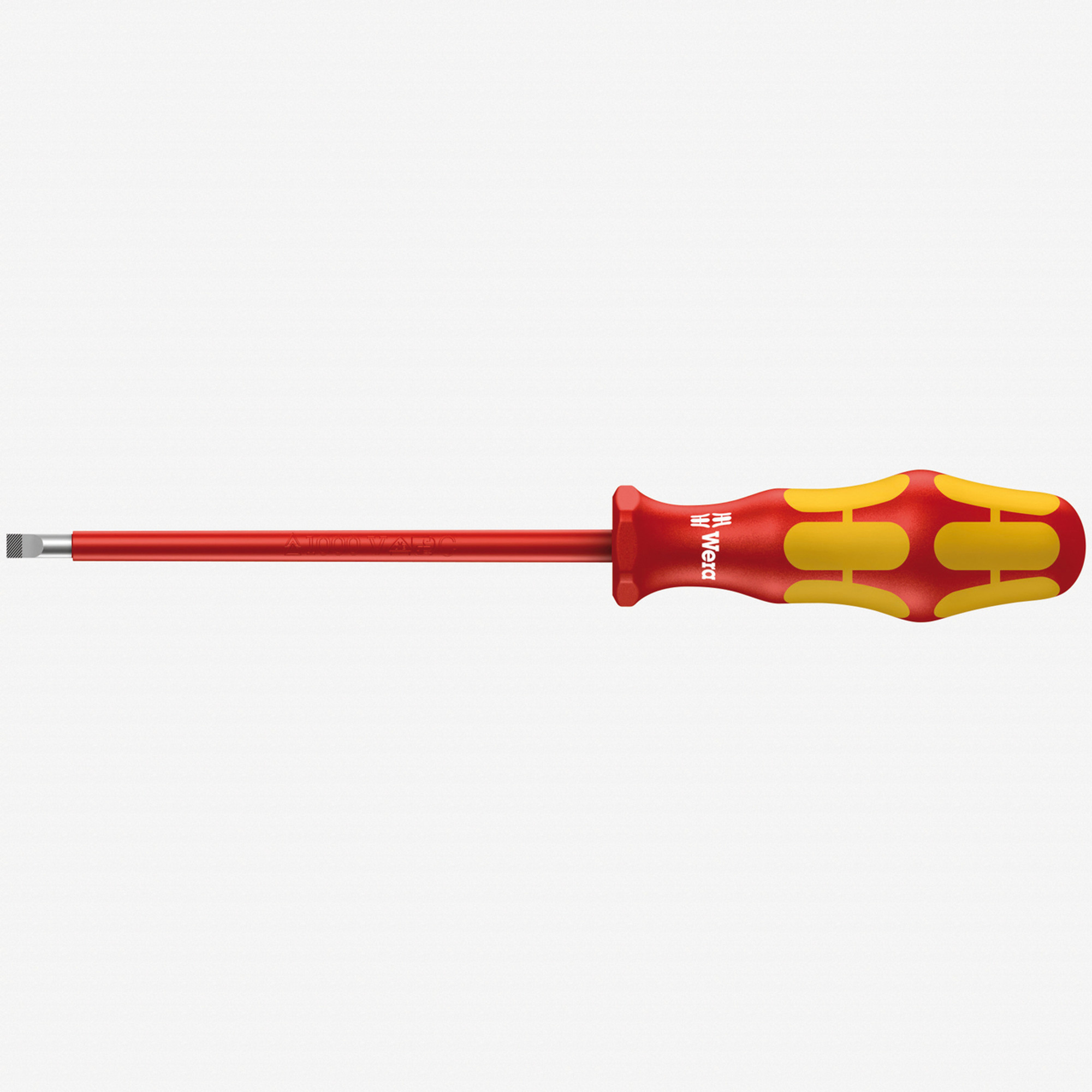 Wera 006121 Kraftform Plus VDE Slotted Screwdriver, 5.5 x 200mm
