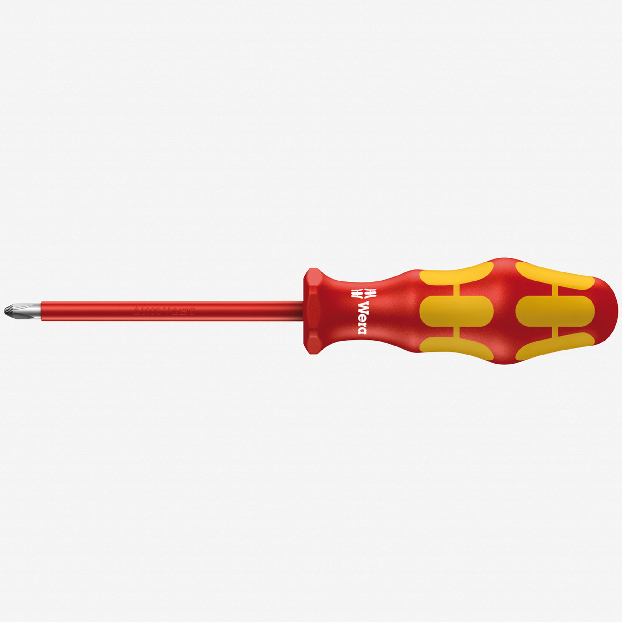 Wera 006164 Kraftform Plus VDE Pozidriv Screwdriver, #2 x 100mm
