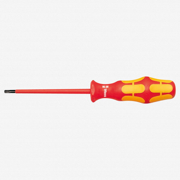 Wera 006182  VDE Kraftform Plus VDE Torx Screwdriver, T6 x 80mm