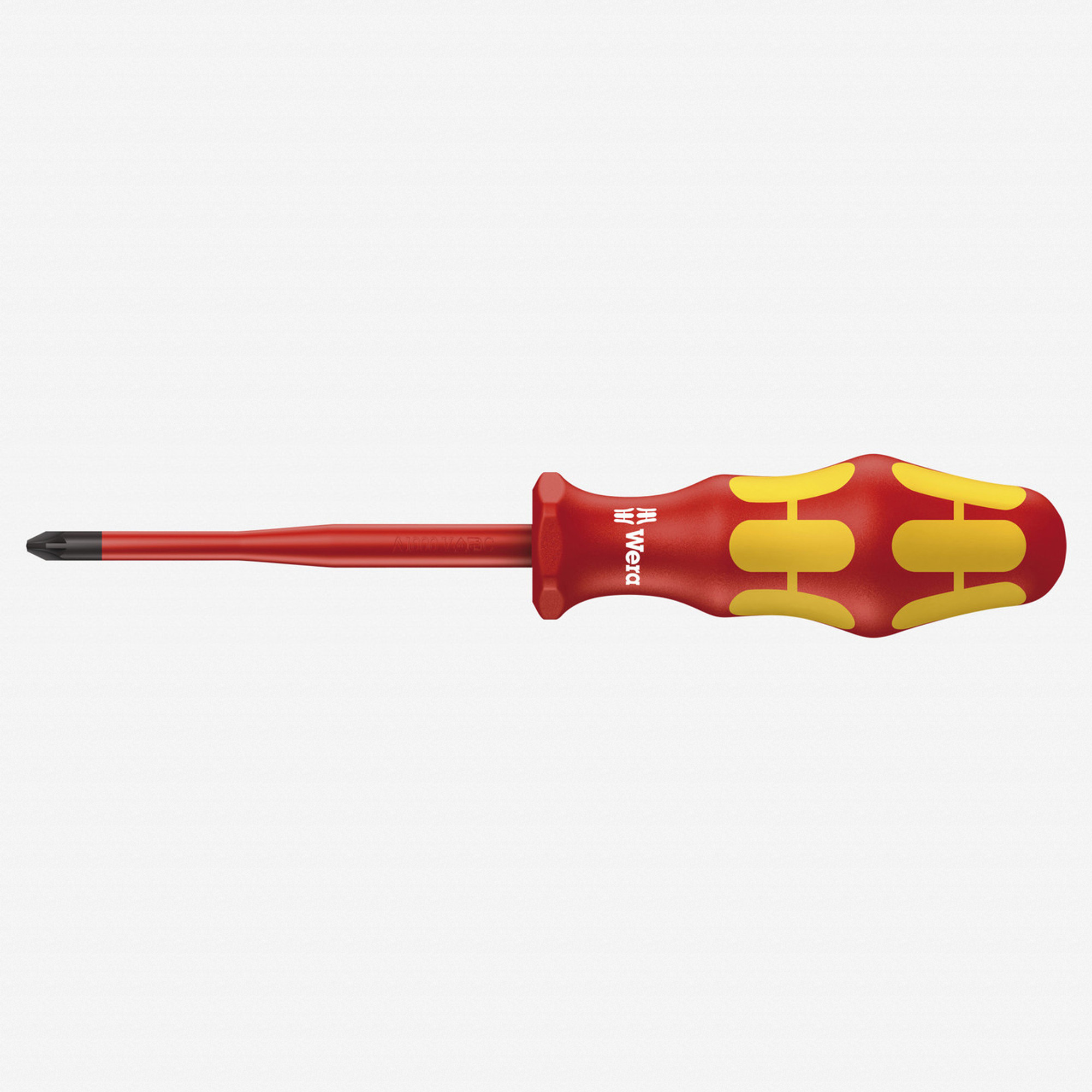 Wera 006461 Kraftform Plus VDE Pozidriv Slim Screwdriver, #2 x 100mm