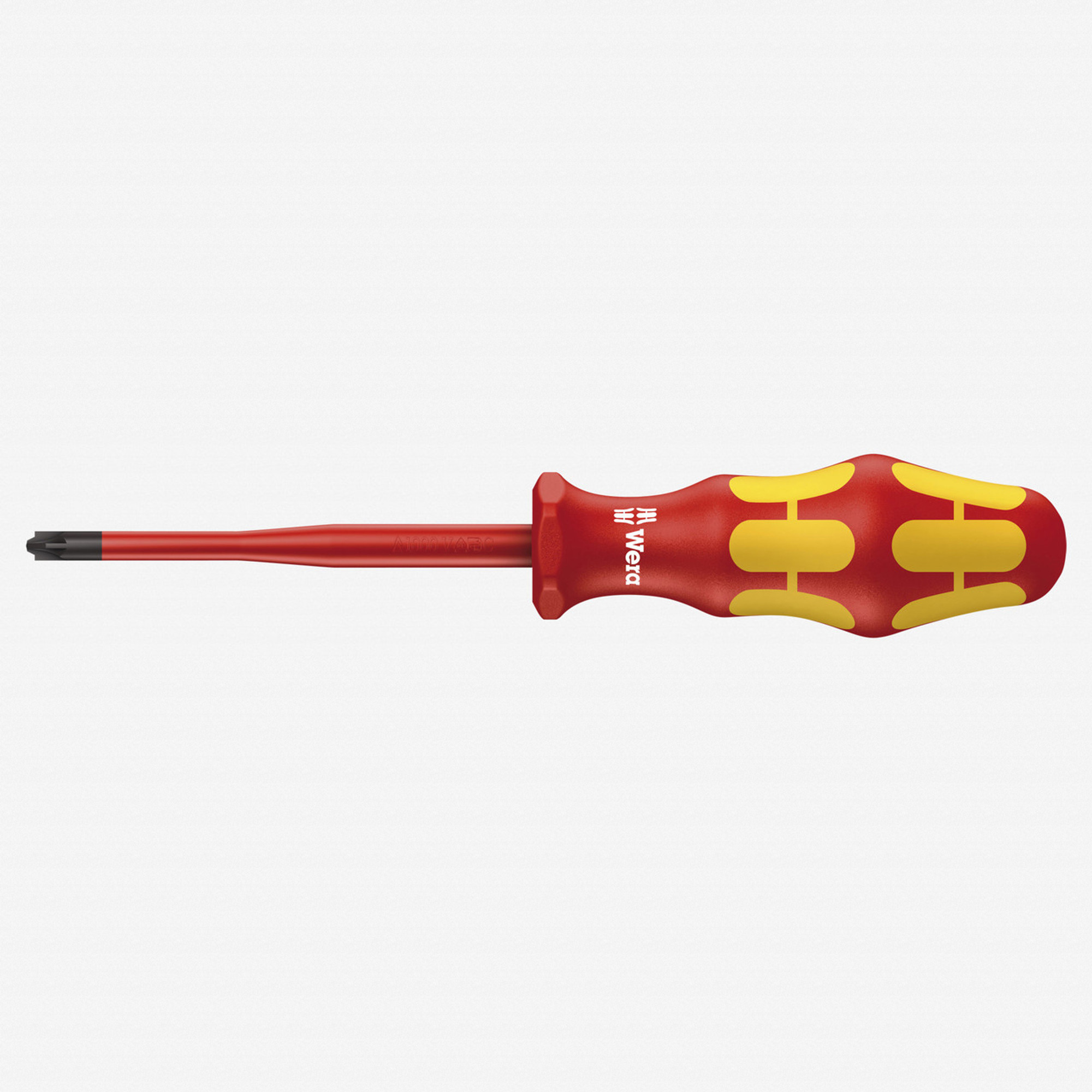Wera 006466 Kraftform Plus VDE PlusMinus (Pozidriv/Slotted) Slim Screwdriver, #2 x 100mm