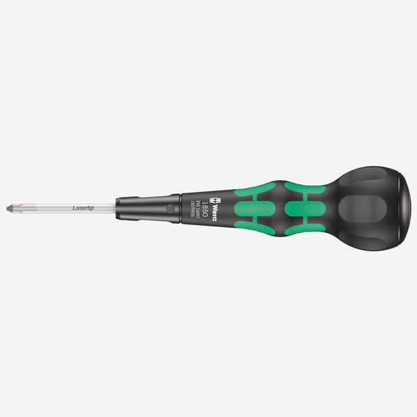 Wera 007905 Kraftform Ball-Grip Phillips Screwdriver, PH 1 x 80 mm