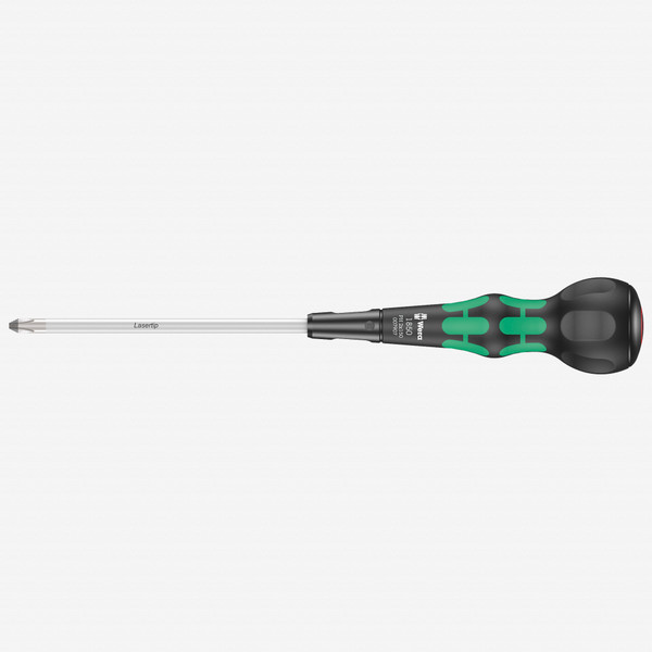 Wera 007907 Kraftform Ball-Grip Phillips Screwdriver, PH 2 x 150 mm