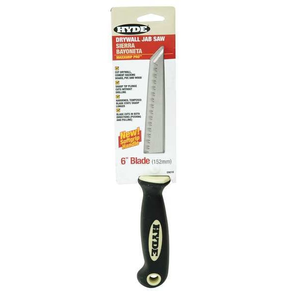 Hyde Jab Saw, 6 In, 8 TPI, Steel/Polypropylene - 09016