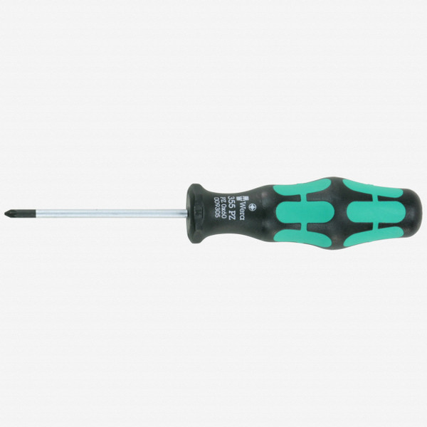 Wera 009305 PZ #0 x 60mm Kraftform Plus Pozidriv Screwdriver