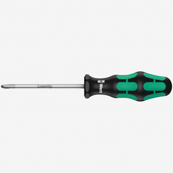 Wera 009315 PZ #2 x 100mm Kraftform Plus Pozidriv Screwdriver