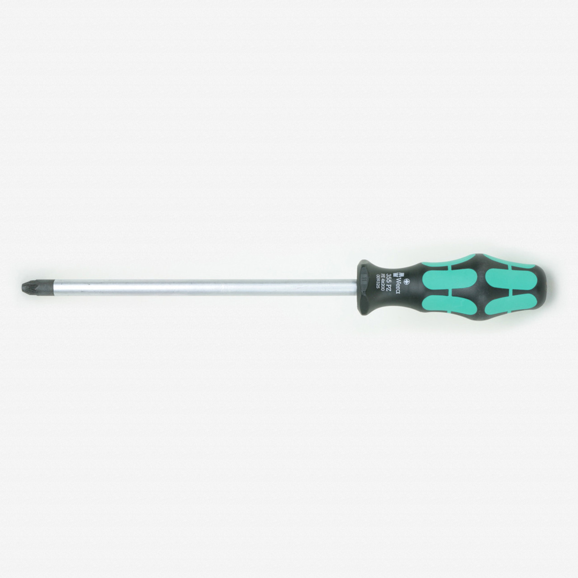 Wera 009325 PZ #4 x 200mm Kraftform Plus Pozidriv Screwdriver