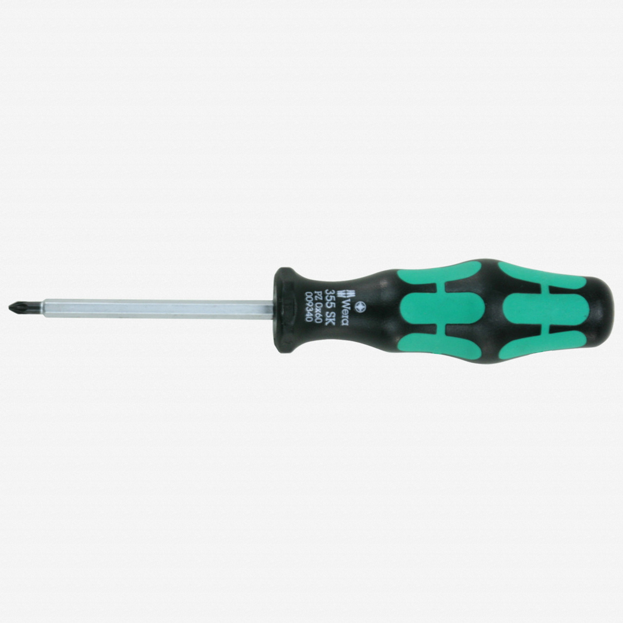 Wera 009340 PZ #0 x 60mm Kraftform Plus Pozidriv Screwdriver