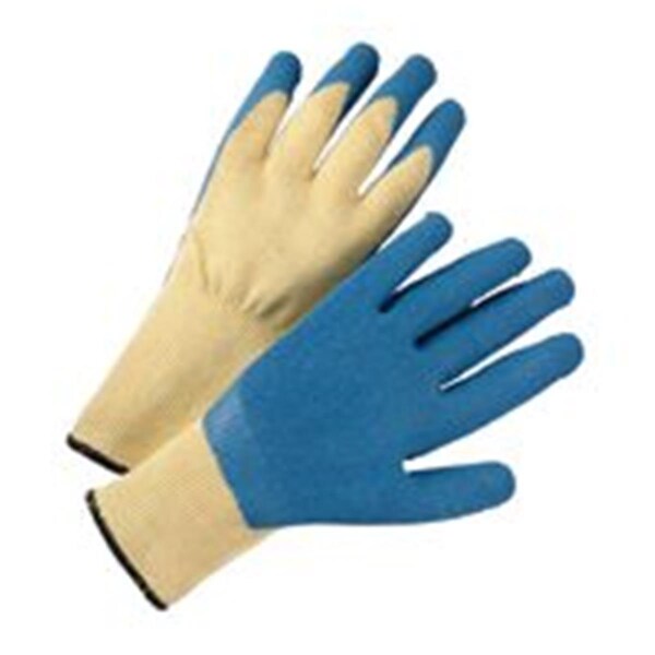 Equipo de Protección West Chester con Guante de Kevlar recubierto de látex azul con acabado arrugado - Grande - 813-700KSLC/L