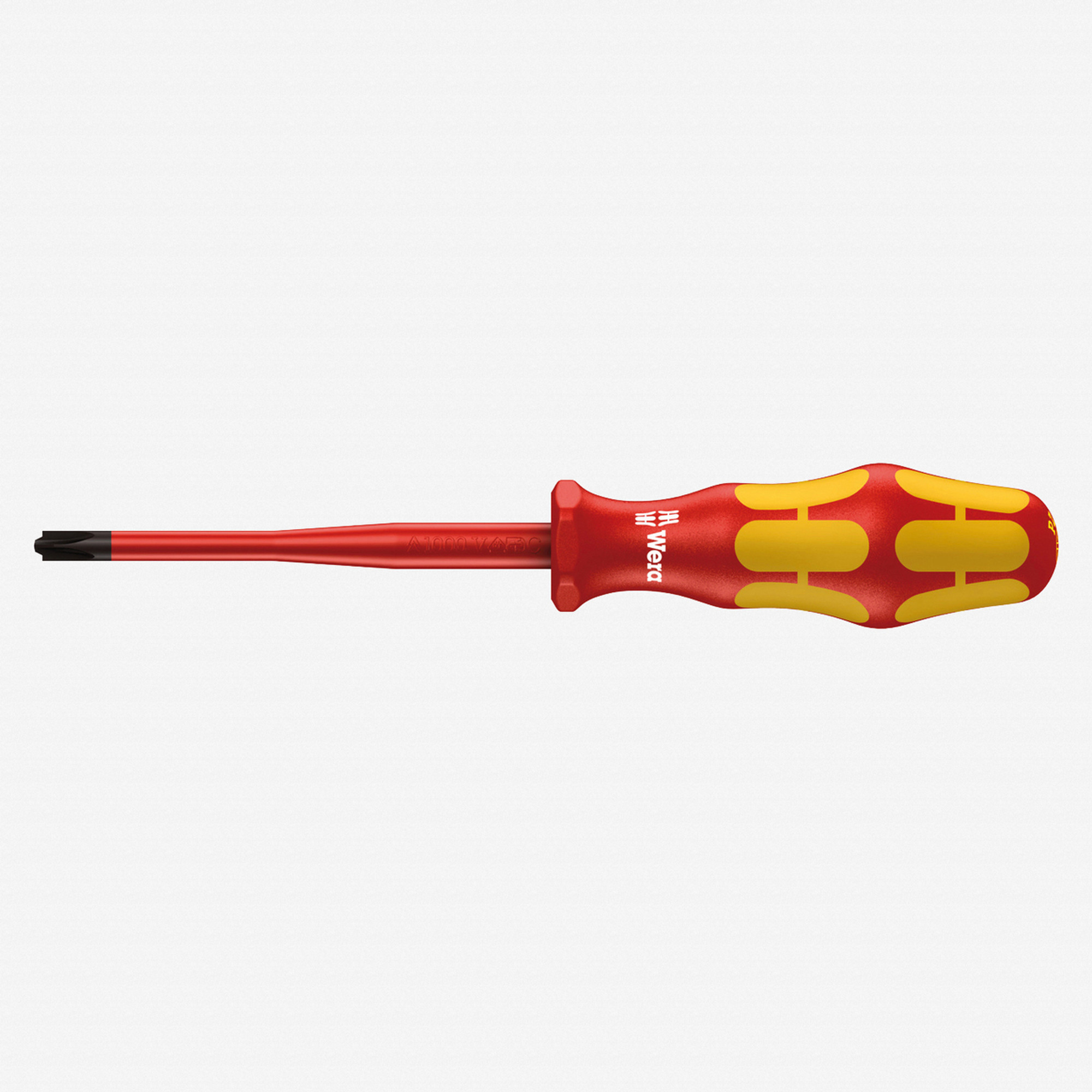 Wera 020134 Kraftform Plus VDE PlusMinus (PoziDriv/slotted) Screwdriver, #2 x 100mm