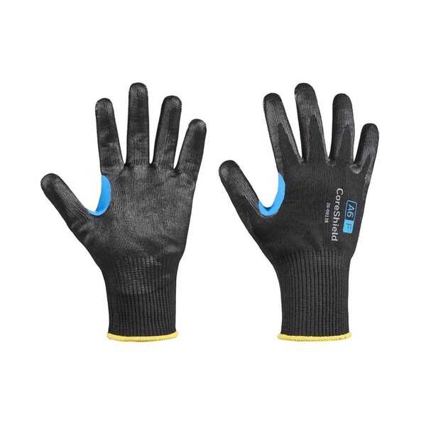 Guante Honeywell 582-26-0913B-8M de nitrilo A6-F con recubrimiento CoreShield; Negro; Mediano - Talla 8 - 582-26-0913B/8M